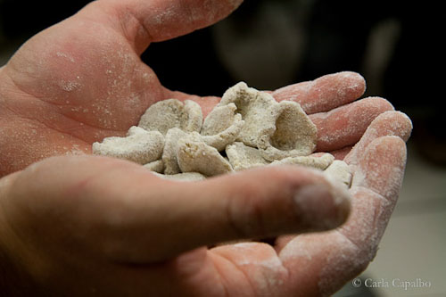 Chef Juri Chiotti's handmade cruzet pasta