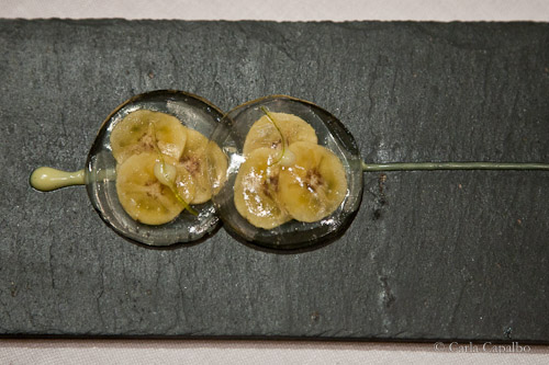 The banana dessert